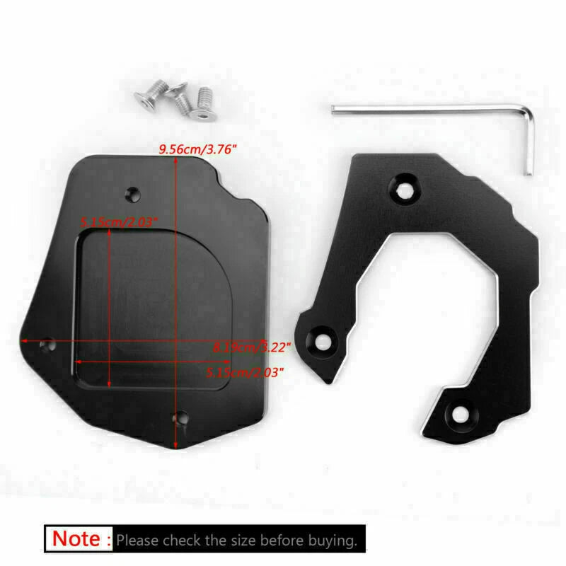 Sidestand Plate Kickstand Extension Pad for BMW F800GS (2008–2016)