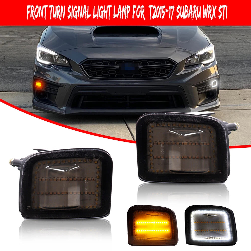 Sequential Switchback LED Front Corner Signal Light for Subaru WRX STI (2015–2021)