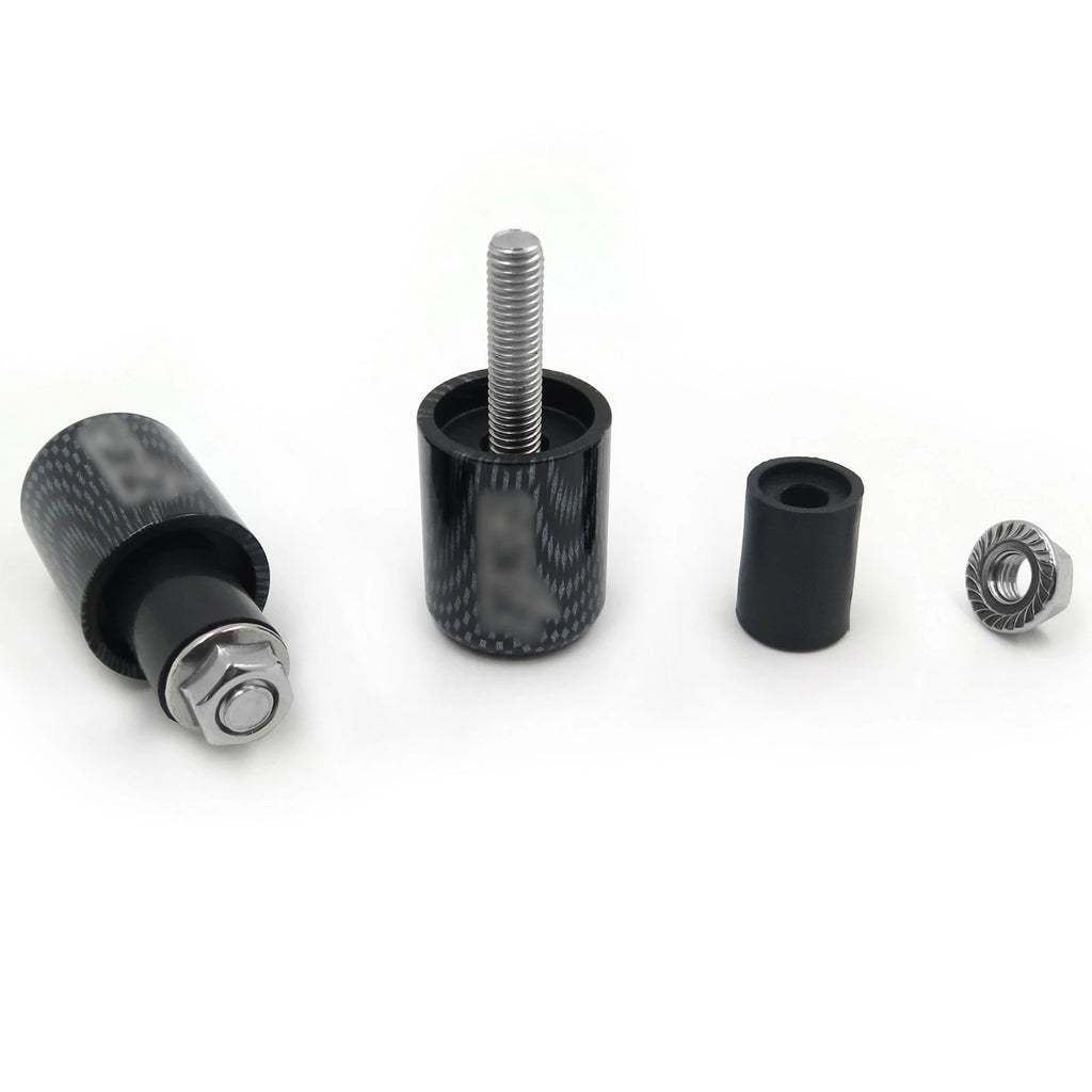 Rubber ZXR Bar Ends for Kawasaki Ninja ZX6RR (2003–2012)