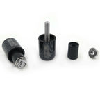 Rubber ZXR Bar Ends for Kawasaki Ninja ZX6RR (2003–2012)