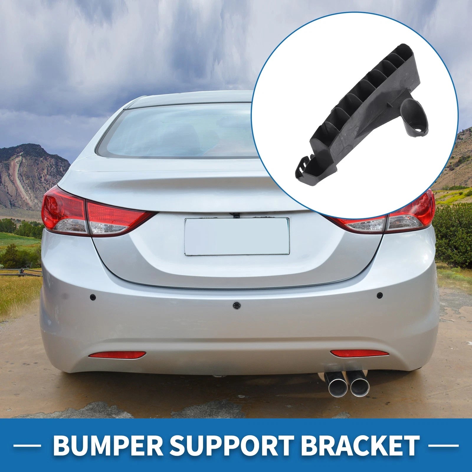 Left Rear Bumper Retainer Bracket No. 5215648020 for Toyota Highlander (2008–2011)