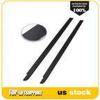 Set of 2 Bed Rail Caps for Toyota Tundra (2014–2020) Black Textured