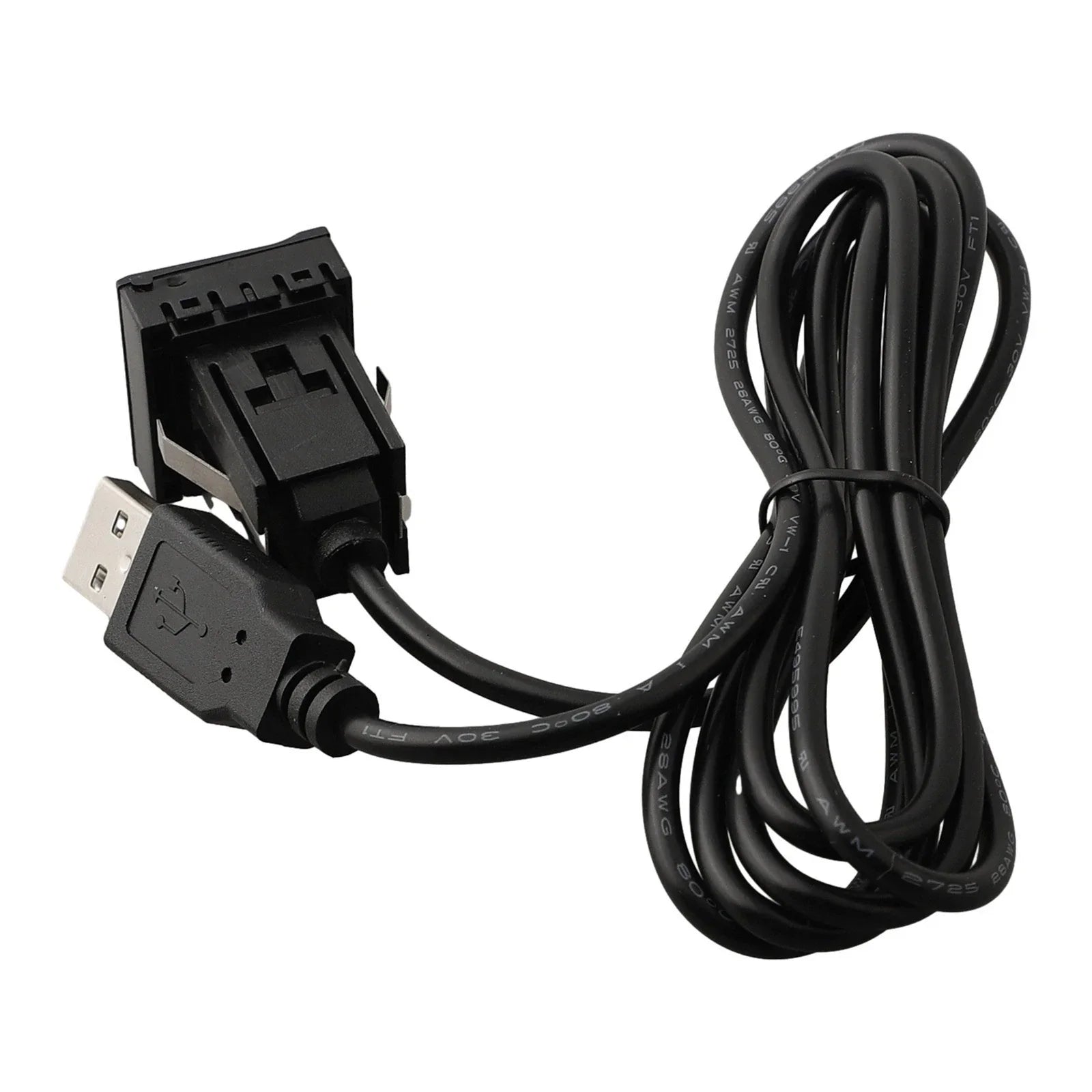 USB Dual USB Extension with Dust Cover