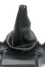 Leather Manual Shift Boot Cover for Ford Ranger (2004–2010) Green Stitch