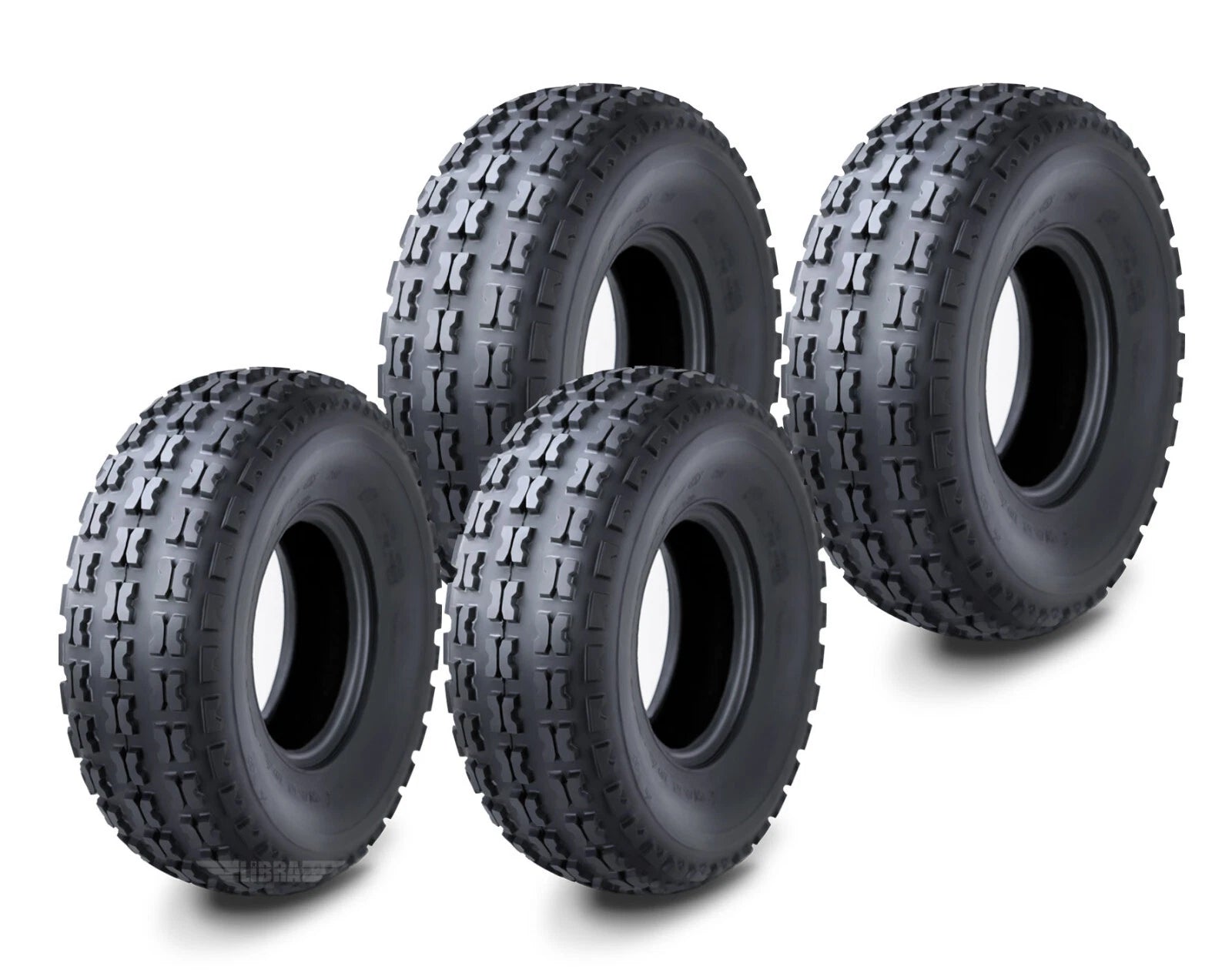 Set of 4 WANDA Sport ATV Tires 19x7-8 P327 4PR