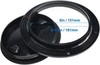2Pcs 6" Round Non Slip Inspection Hatch w/Detachable Cover for Marine