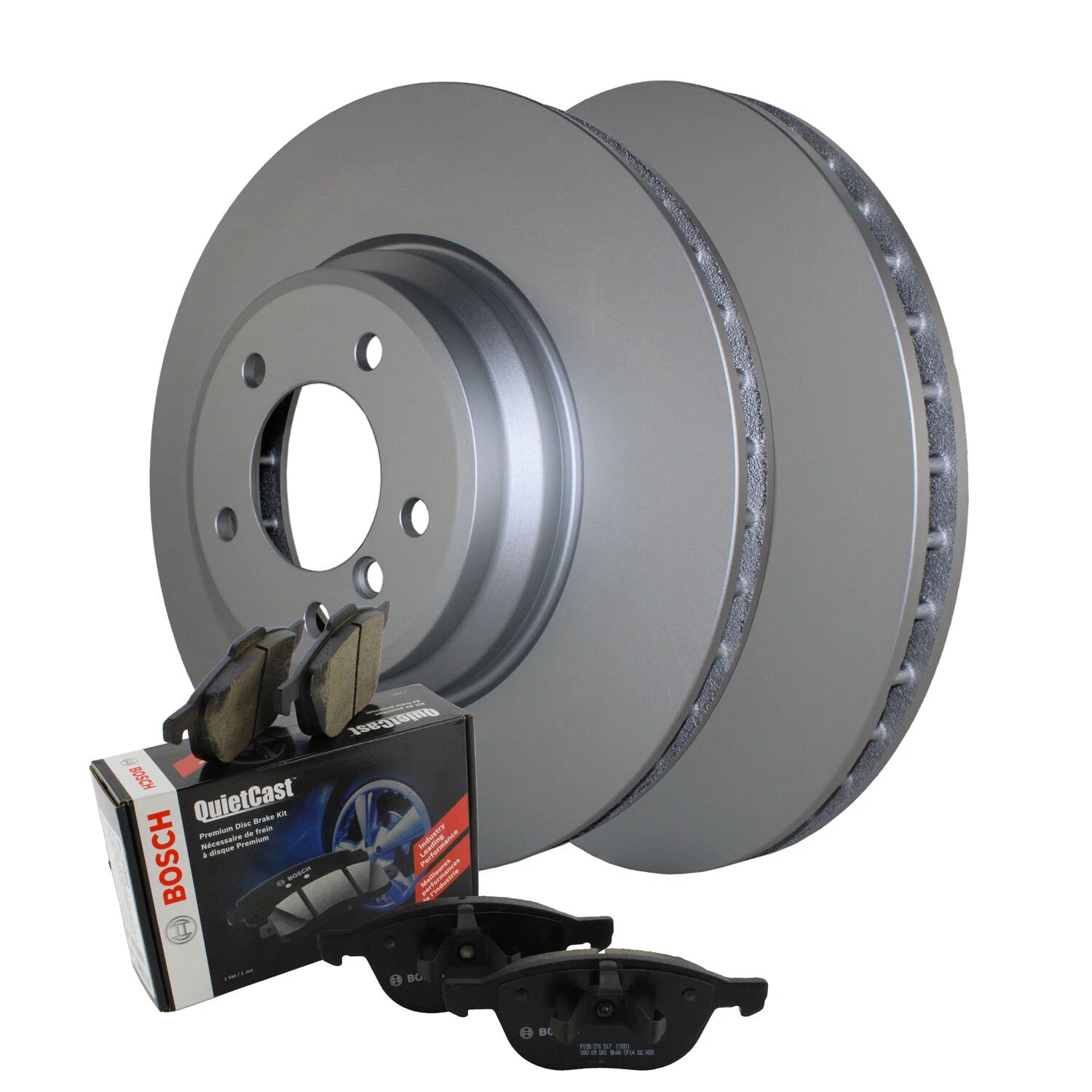 Front Brake Kit 348mm Coated Rotors & Bosch Ceramic Pads for BMW E84 E90 E92 E93 (2007–2013)