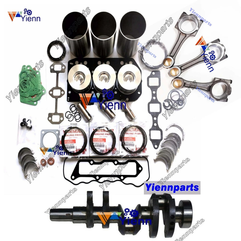 Crankshaft Rod Overhaul Rebuild Kit for Yanmar Engine (3D82AE-5, 3TNE82A)