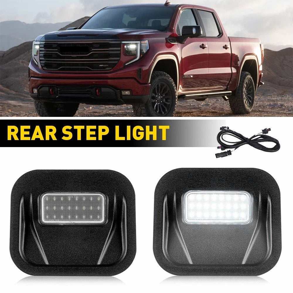 LED Multi-Pro Tailgate Rear Step Light Wiring for GMC Sierra 1500 2500 (2019–2021) EPY