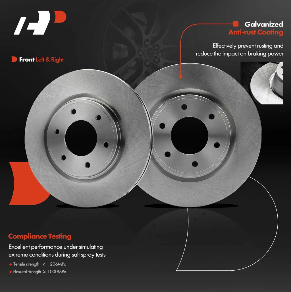 Front Side Disc Brake Rotors for Infiniti QX56 (2007-2010)