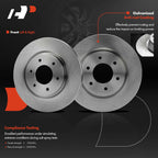 Front Side Disc Brake Rotors for Infiniti QX56 (2007-2010)