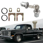 Door Lock Cylinder with Keys for Chevy Truck C10 C20 C30 1500 SUV (PY)