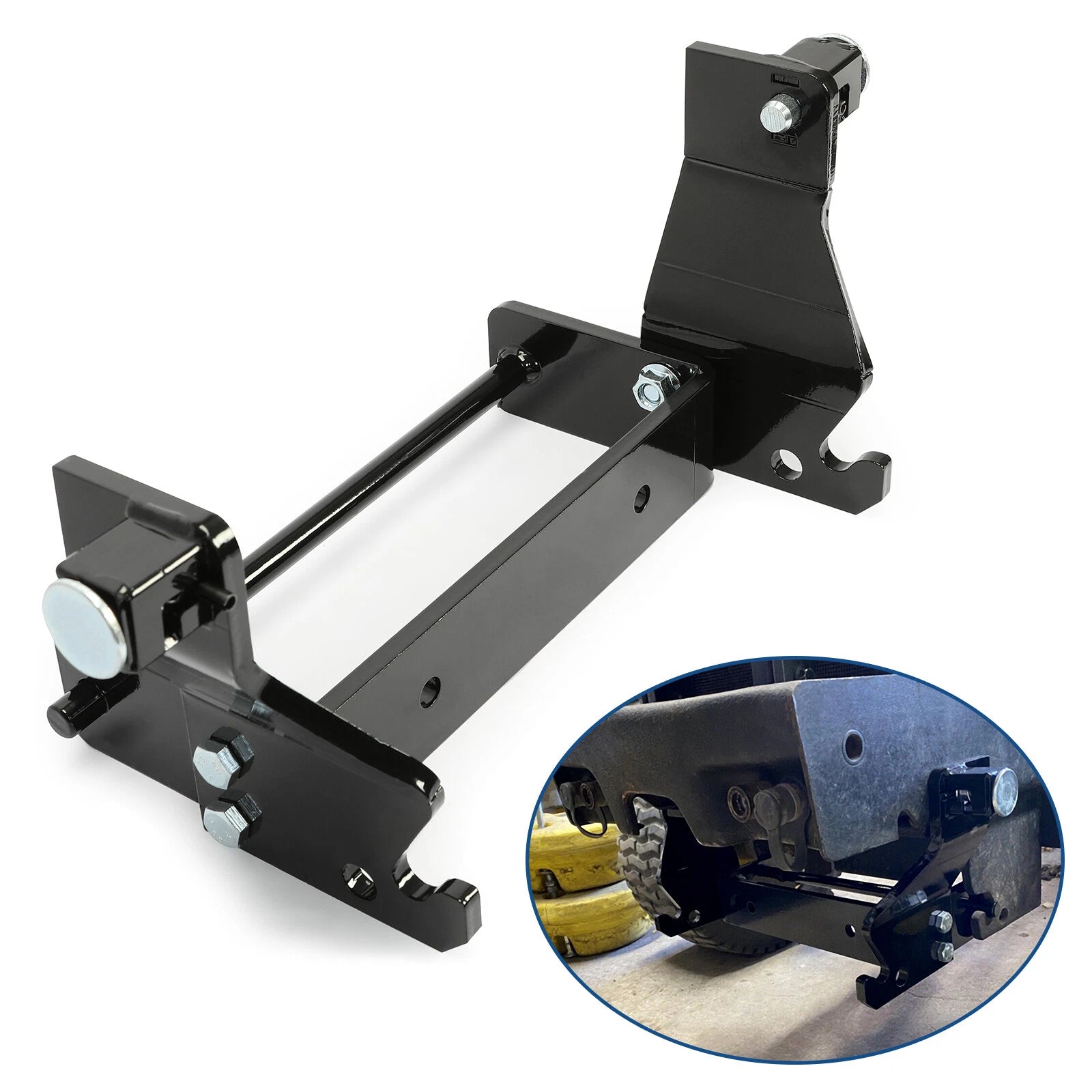 Front Frame Extension for John Deere 430 (Snowblower, Snow Blade, Bucket Bracket)