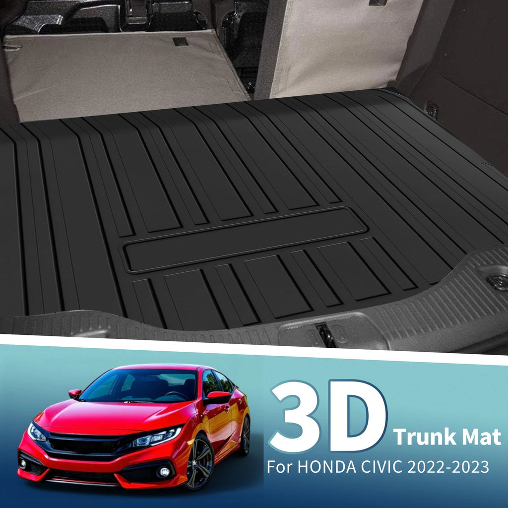 Cargo Liner Rear Trunk Mat for Honda Civic Hatchback (2022–2025) TPE