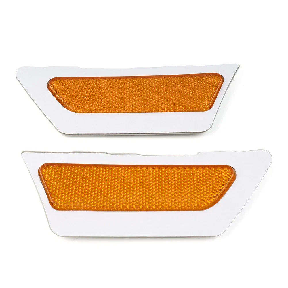 Front Bumper Reflector Side Marker Lights  Yellow for Audi A4 (2017-2019)