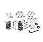 Fairing Bolts Kit Screws for Suzuki GSXR1000 (2003–2004) Silver Round