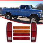 6Pcs LED Side Marker & Tail Light for Ford F150 F250 (1973–1979)