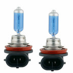 2-Pack H11 55W 6000K Super White Fog Light Bulbs for Car (2011-2024)