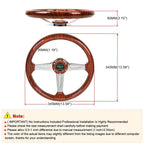 Steering Wheel with Short Hub Adapter for Honda Civic (1996–2000)