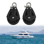 Set of 2 Rotating Pulleys for Sailing (Universal Fit)