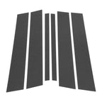 6 x Door Pillar Window Trim Carbon Fiber for BMW X1 (2009-2015)