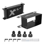 19 Row Transmission Cooler Kit 10AN Stacked Plate Aluminum