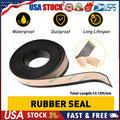 Set of 4 Rubber Seal Strips for Car Front Rear Side Windows