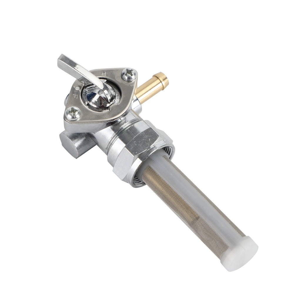 Fuel Valve Petcock Left Outlet for Sportster Big Twin (1975–Present) 13/16"
