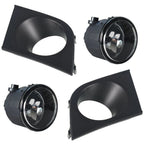 Pair Fog Light Assembly for Nissan Versa (2007-2011) Chrome Lens