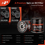 2X Engine Oil Filter for Ford F-150 (2011–2023) Chevrolet Silverado 1500
