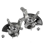 Set of 2 Front Steering Knuckle Wheel Bearing Hub for Ford Escape (2001–2012)