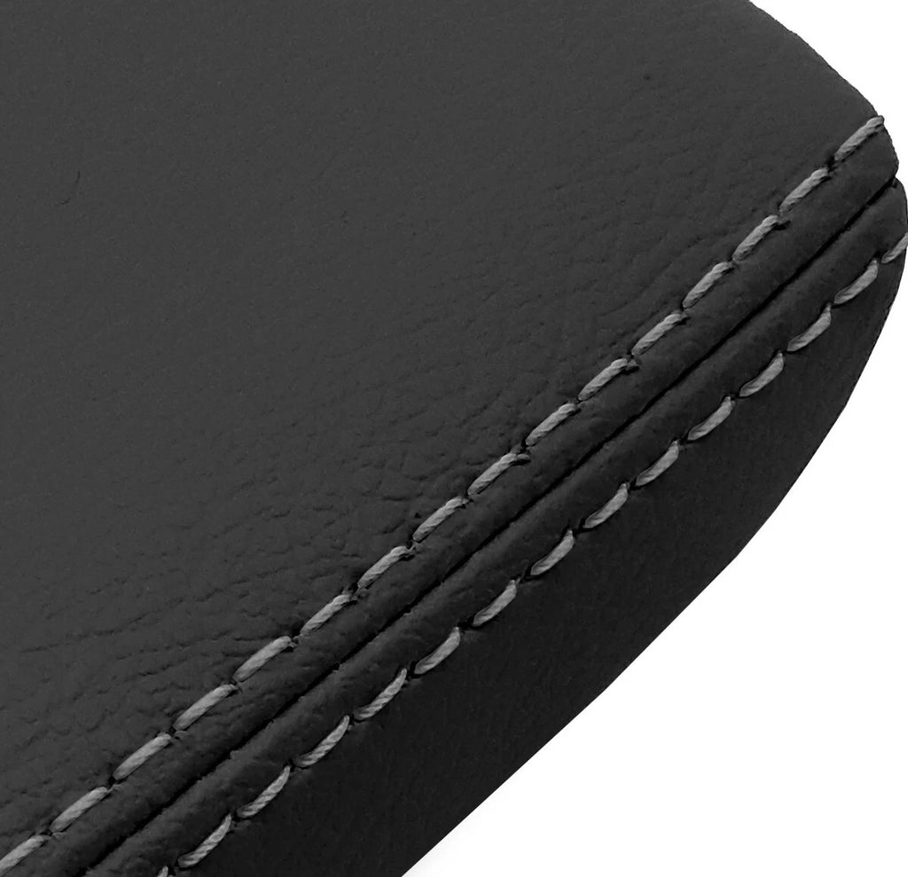 Armrest Door Panel Cover for Acura TSX (2004–2008) - Gray Leather Stitch