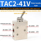 2 Position Pneumatic Push Valve for TAC2 Series