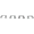 Brake Pad Set for Dodge Charger (2006–2018) Front and Rear RWD