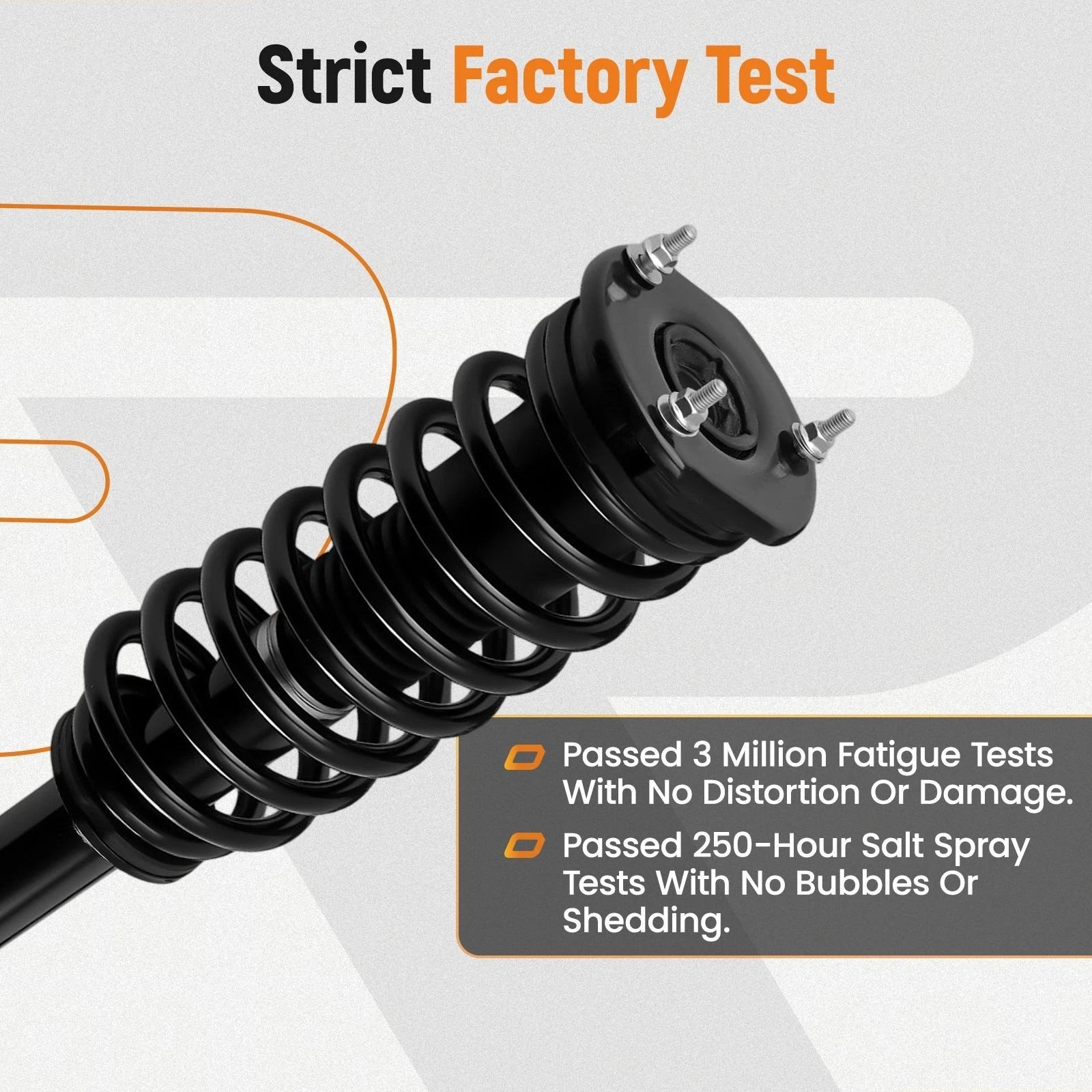 Pair Front Quick Complete Struts & Spring Assy 11910 for Mercedes ML350 (2006–2011)