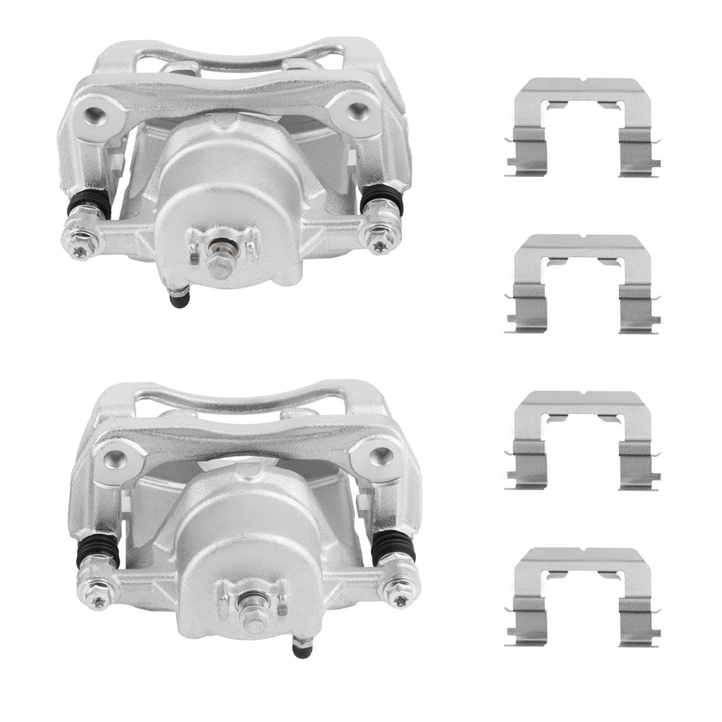 Front Pair(2) Brake Caliper w/ Bracket for Hyundai Santa Fe 2010-2012 19-B6463