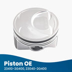 G4KH Oversize 0.5MM Pistons & Rings for Hyundai Sonata, Optima (2011–2019)