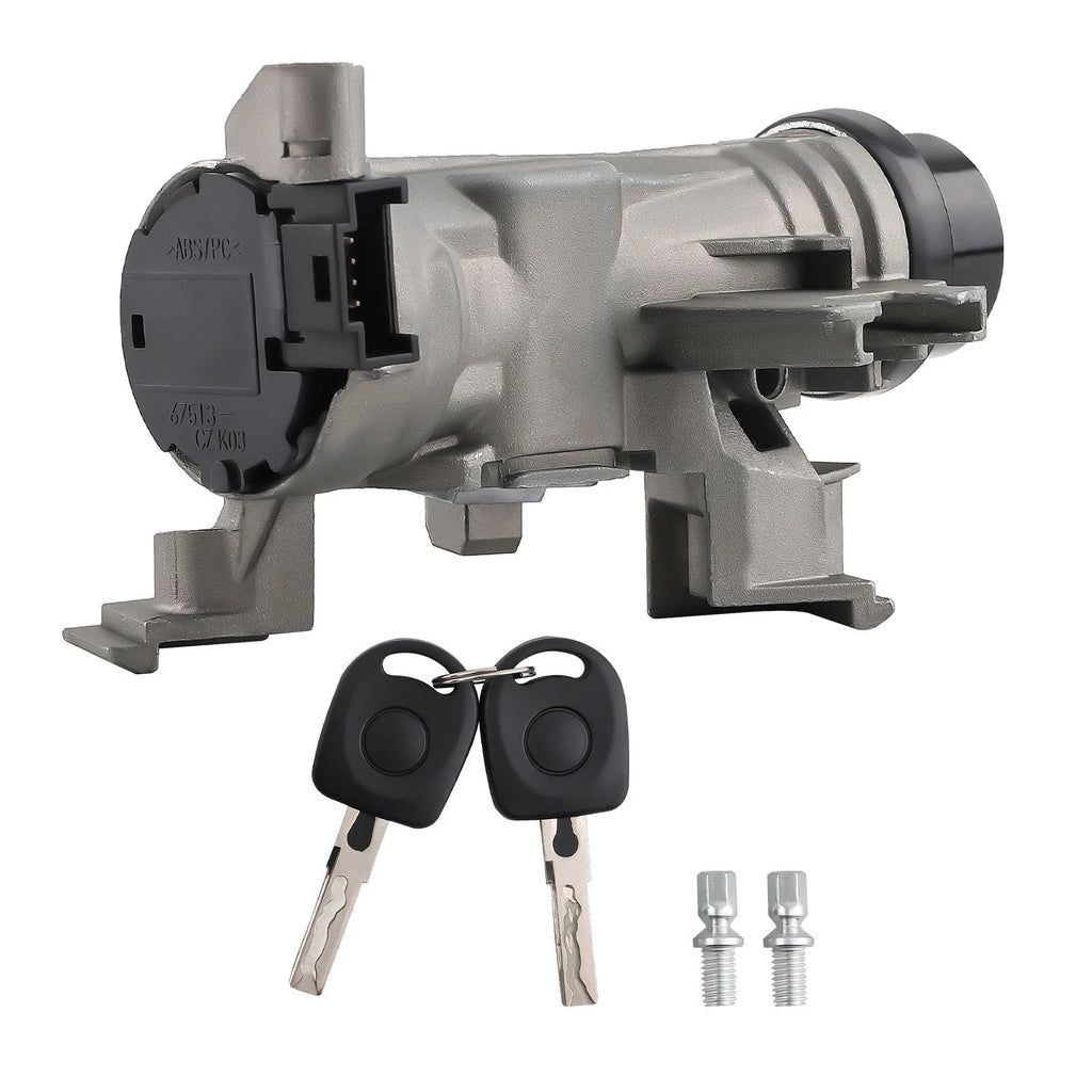 Ignition Switch with Lock Cylinder Key for VW Golf Jetta Rabbit (2006–2014) 1K0905865A