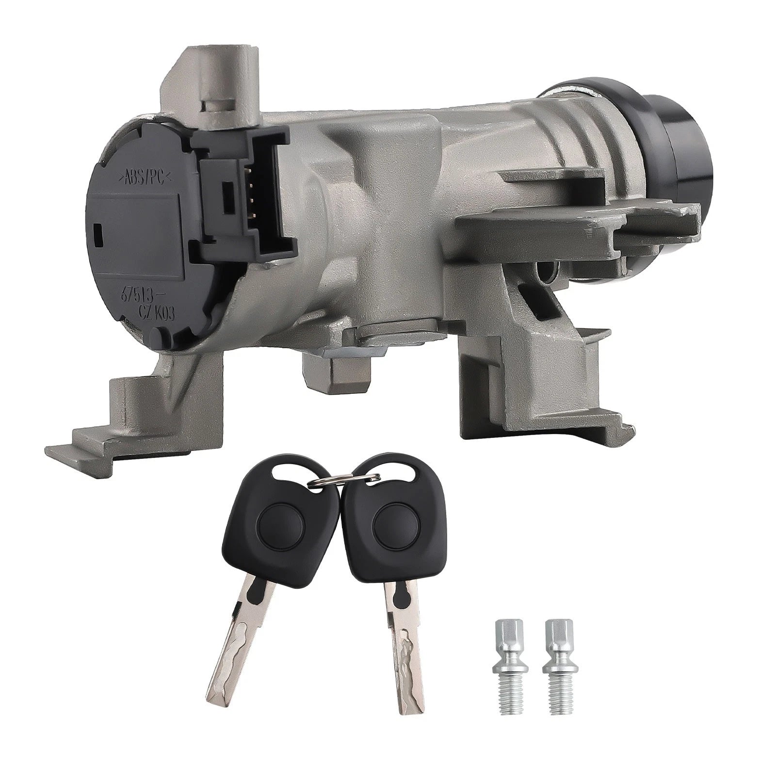 Ignition Switch with Lock Cylinder Key for VW Golf Jetta Rabbit (2006–2014) 1K0905865A