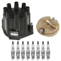 Distributor Rotor Cap & Spark Plugs Kit for Chevrolet Camaro Nova V8