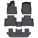 Set of 3 Row Floor Mats for Lincoln Aviator (2020–2025)
