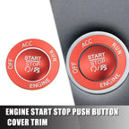 Engine Push Start Button Sticker Kit for Dodge Charger Challenger Durango (2015-2023)