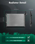 Aluminum Radiator for Chevrolet Traverse 2009–2015 (Part #13007)
