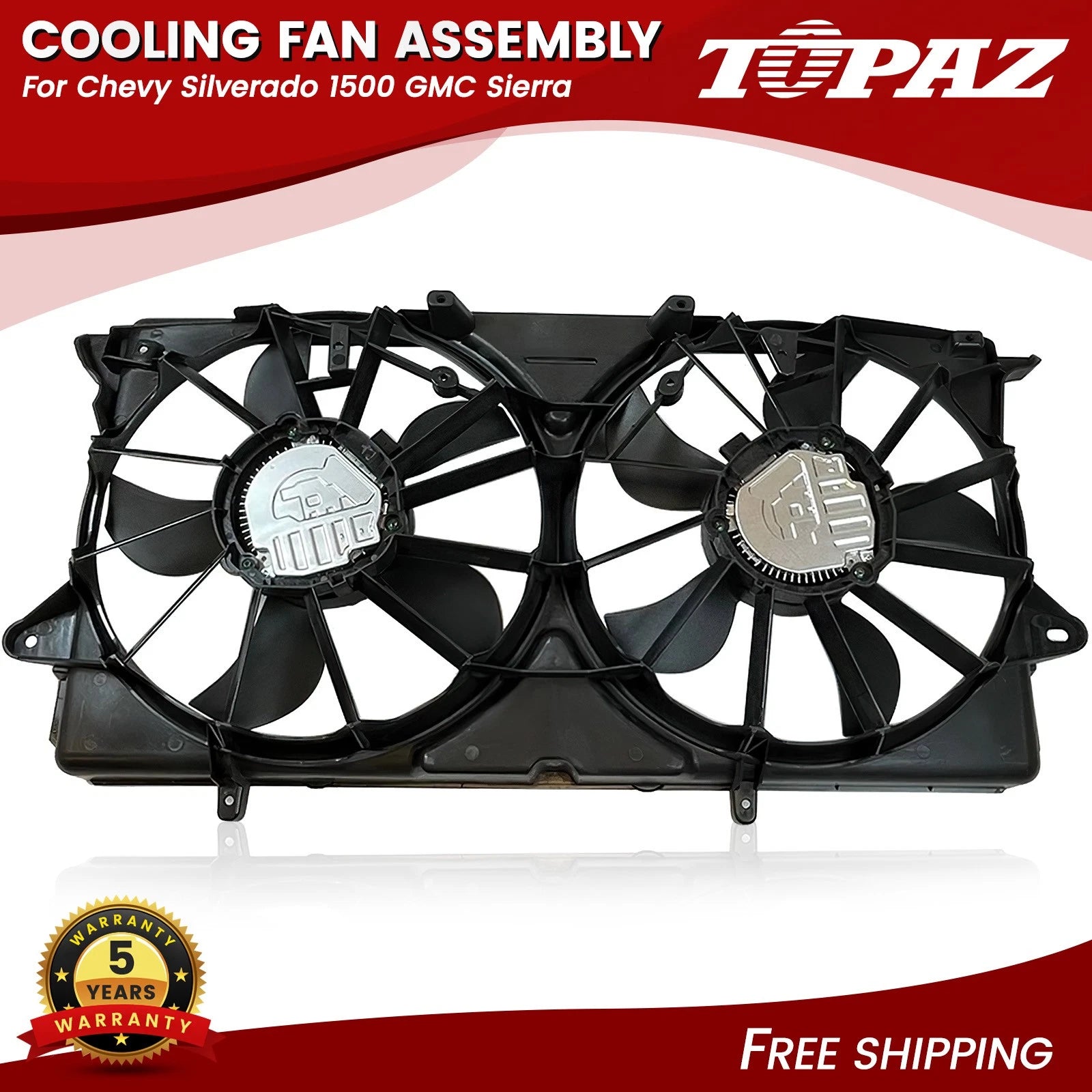 Cooling Fan Assembly for Chevy Silverado 1500 GMC Sierra 