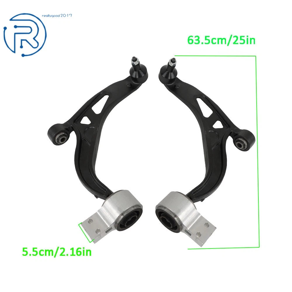 Set of 4 Front Lower Control Arms Sway Bars for Ford Flex Taurus Lincoln MKS (2010–2012)