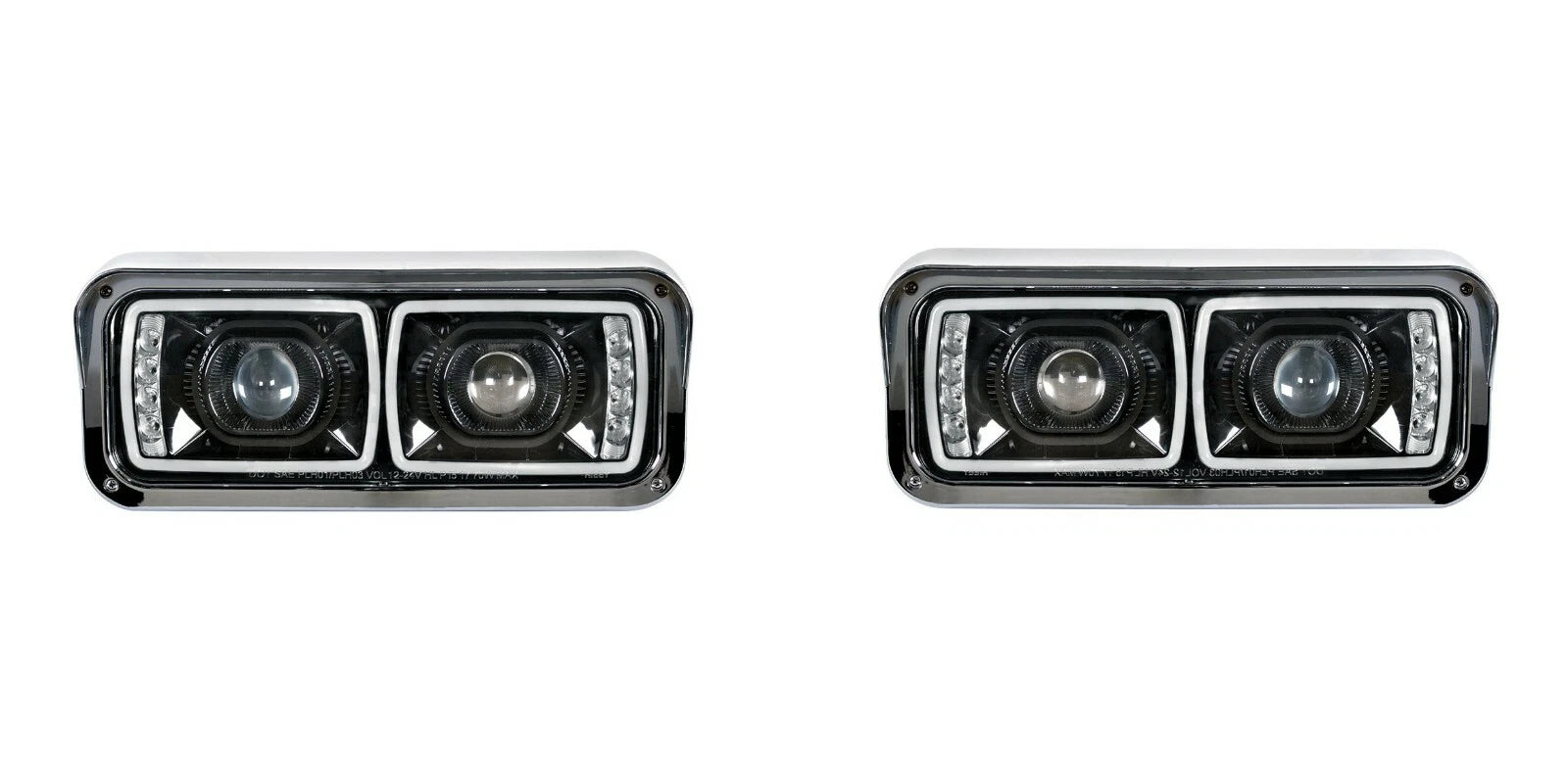 High Power LED Headlights Blackout with LED Turn Signals for Subaru Outback (2020–2024)