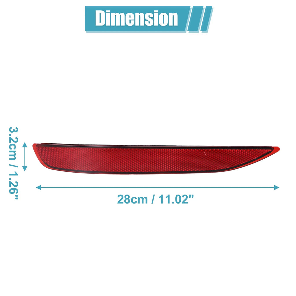Left Side Rear Bumper Reflective Strip 84306358 for Chevrolet Equinox (2018–2022)