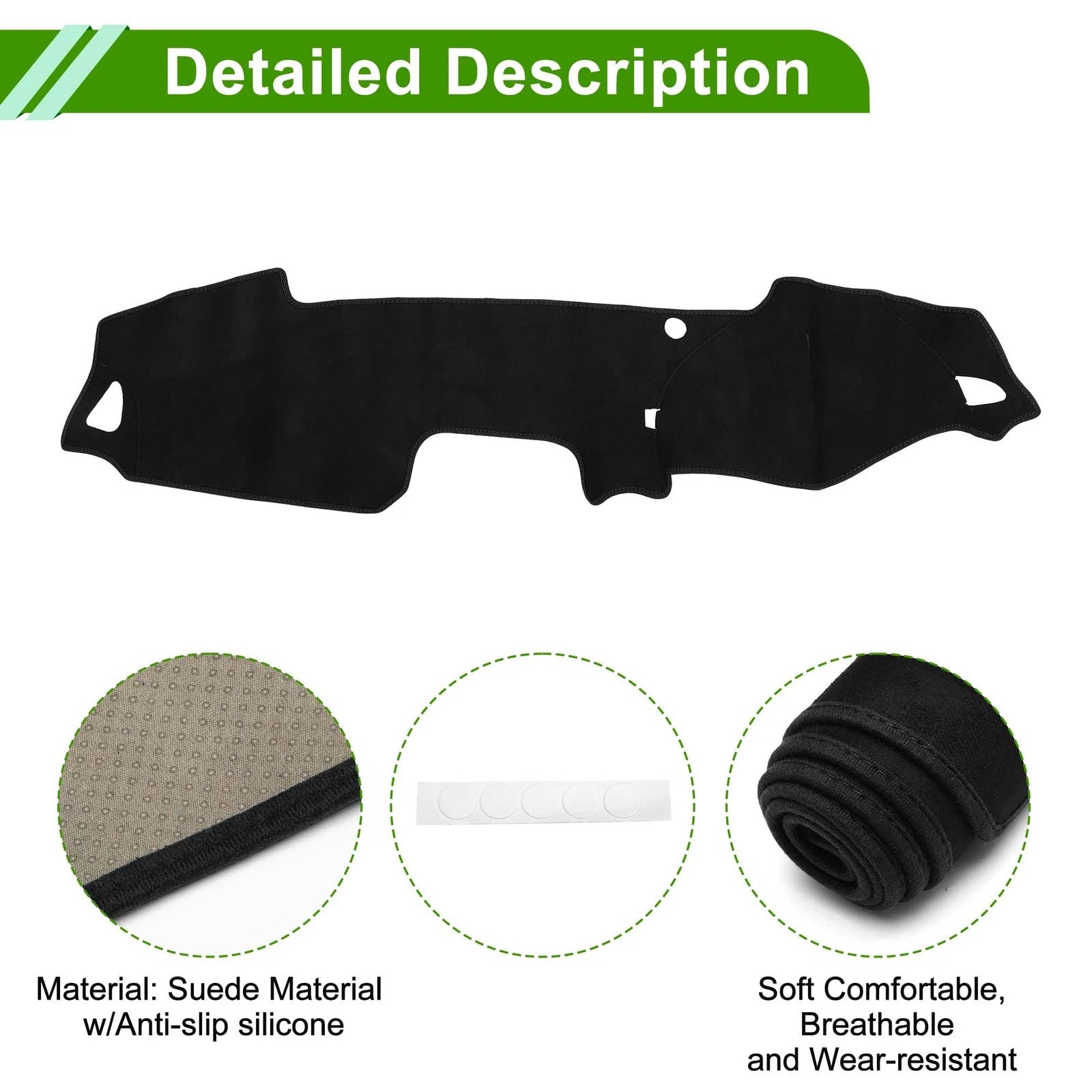 Dashboard Cover Mat for Mazda MX-5 ND RF Miata (2015–2020) Black