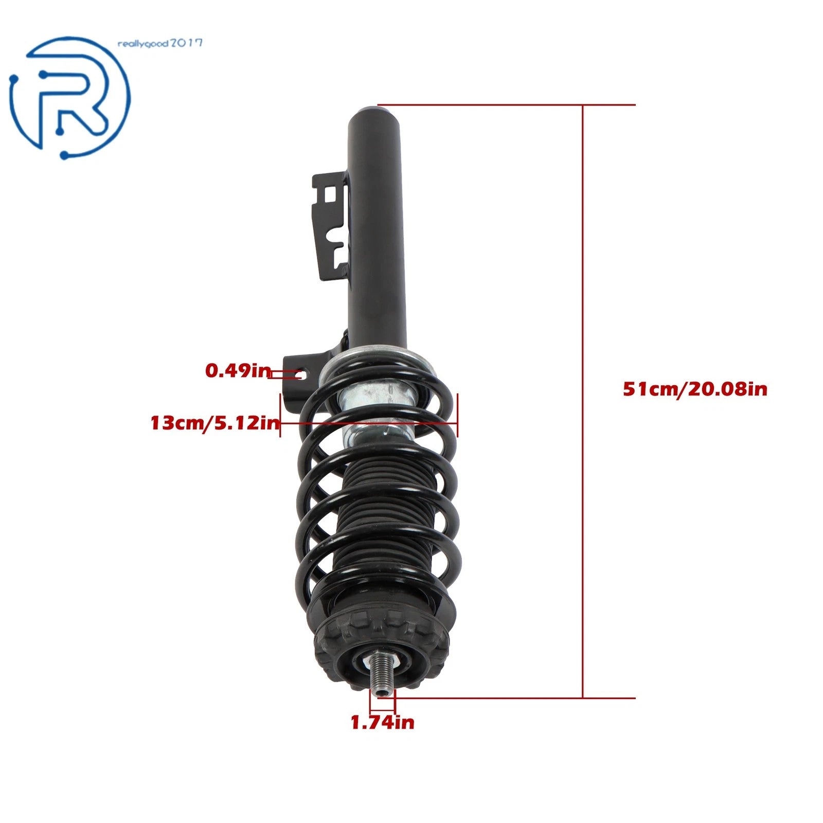 2X Front Shock Struts for Smart Fortwo W451 (2008-2016)