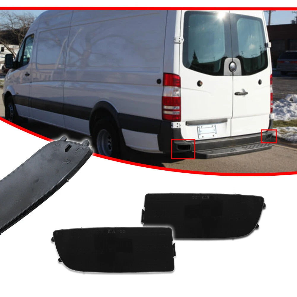 Smoked Lens Rear Bumper Reflectors for Mercedes Sprinter (2007–2018)